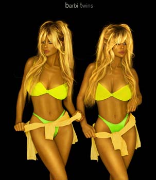 hot_green_barbi_twins